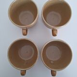 Vintage village stoneware mugs