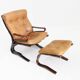 Vintage Kengu lounge armchair designed by Erda & Nordahl Solheim
