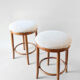 Set of 4 vintage Thonet style stools