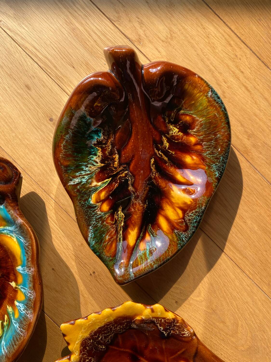 Set of 3 ceramic catchalls from Vallauris