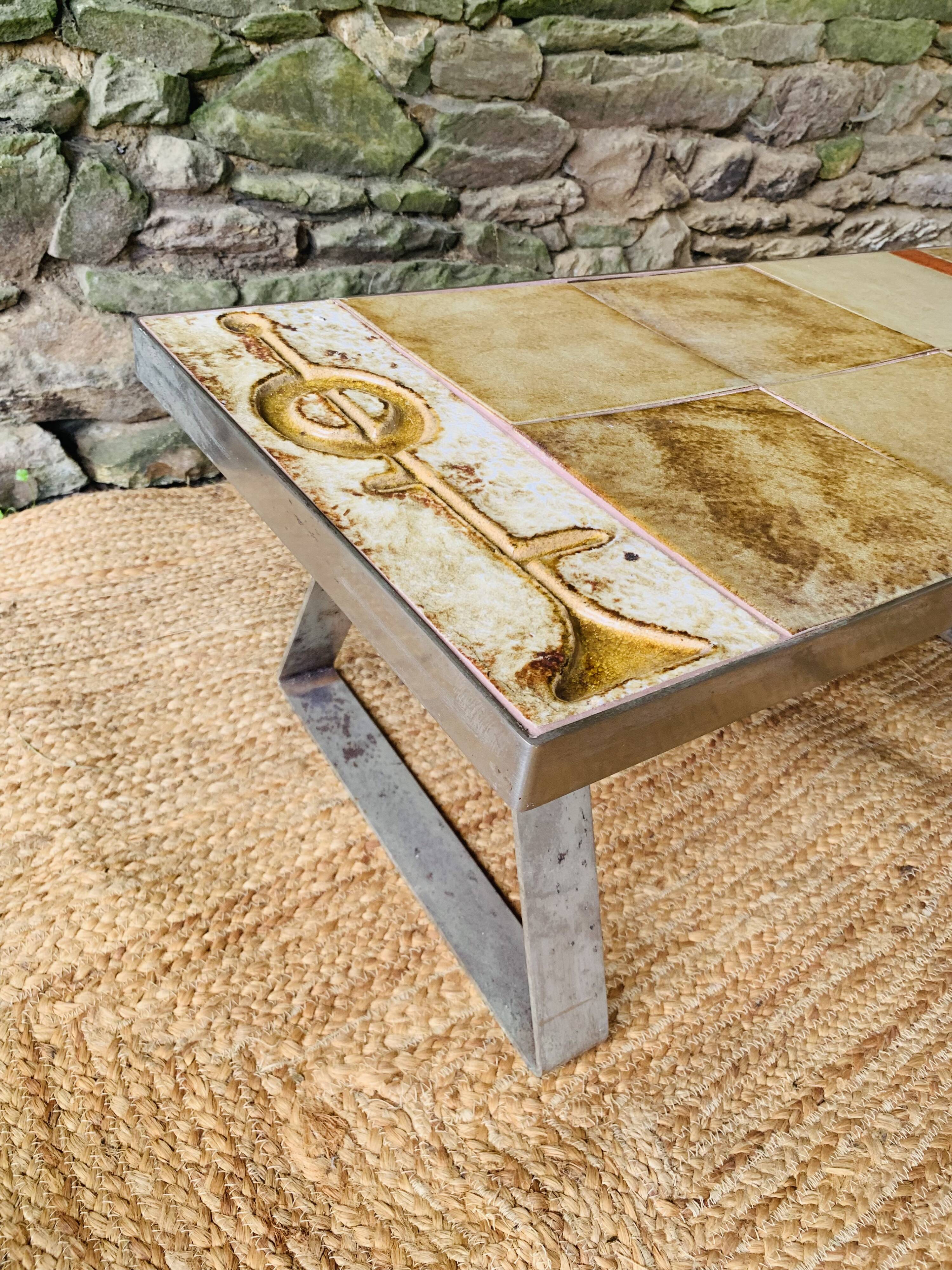 Vintage ceramic coffee table – 1970s