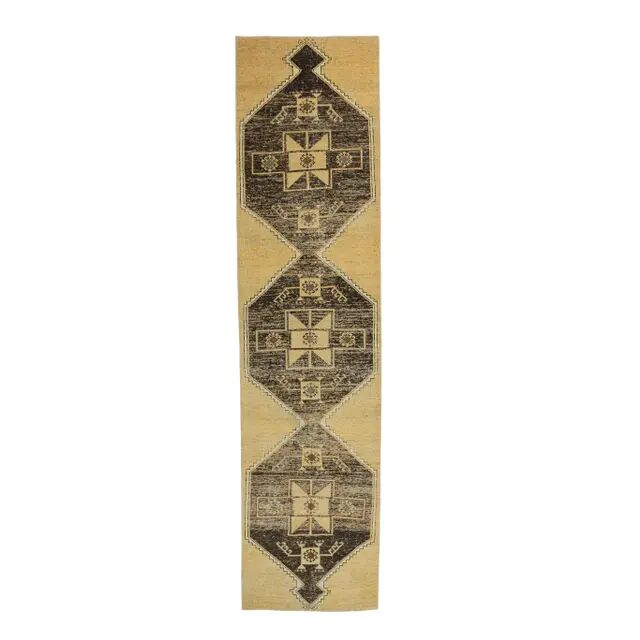 1970s Turkish Oushak Anatolian Wool Rug 88x362