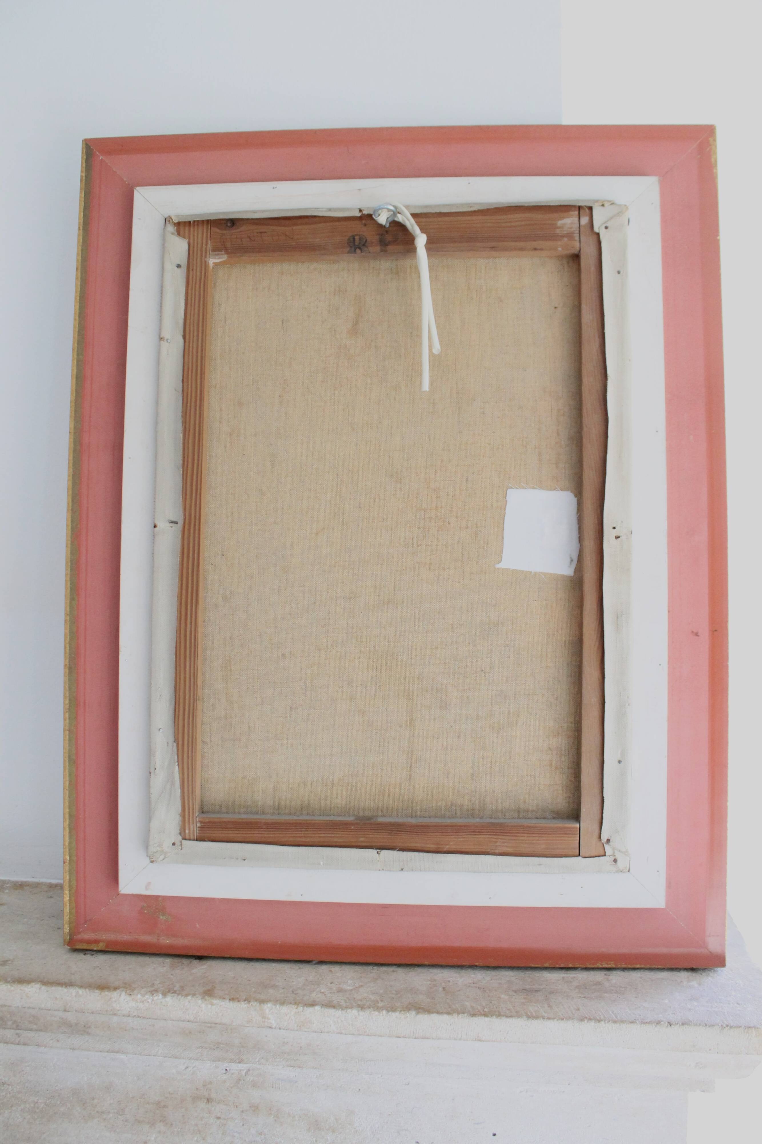 R. Joly "Rue Norvins in Montmartre with a view of the Sacré-Cœur" oil on canvas