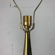 Grande lampe de table en laiton de style Stilnovo Spoutnik du milieu du siècle, États-Unis, années 1950