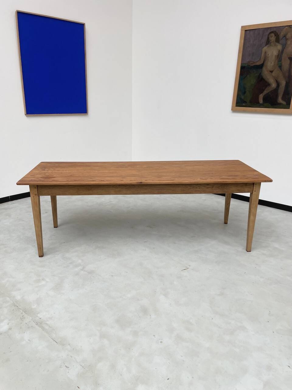 Pine and oak farmhouse table 220 cm