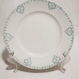 Lot de 10 assiettes plates en terre de fer