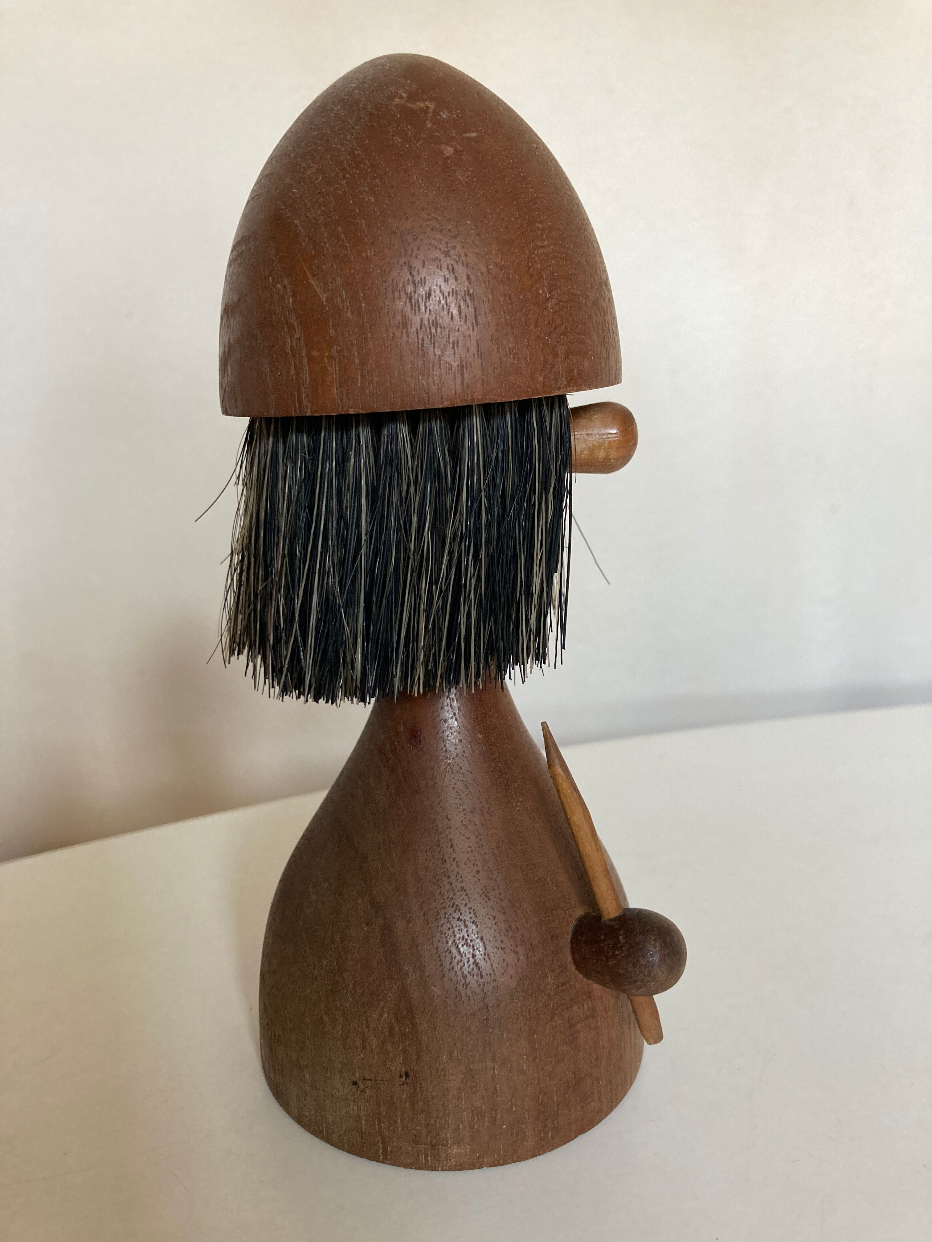 Viking doll by Kay Bojesen for Laurids Lonborg, teak Denmark 1950