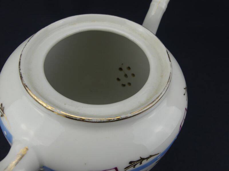 Antique porcelain teapot