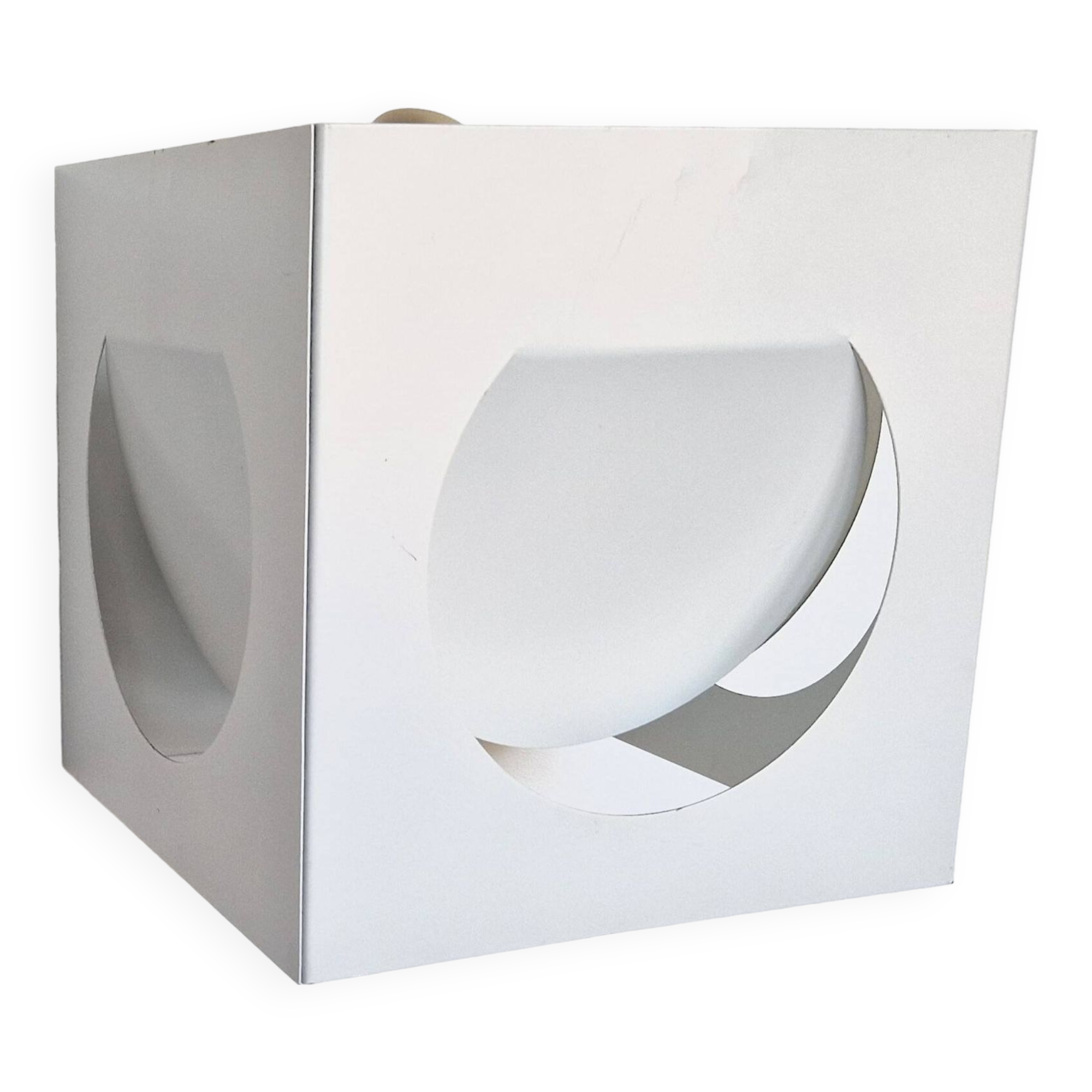 White metal wall sconce by Shogo Suzuki for Orno, Finland 1960's