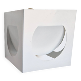 White metal wall sconce by Shogo Suzuki for Orno, Finland 1960's