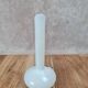 Single flower vase in opaline crystal – milky white 🌼🤍