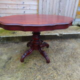 large table pedestal form violin Louis Philippe