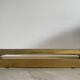 Vintage adjustable matt golden brass wall lamp, CVL, France 1980