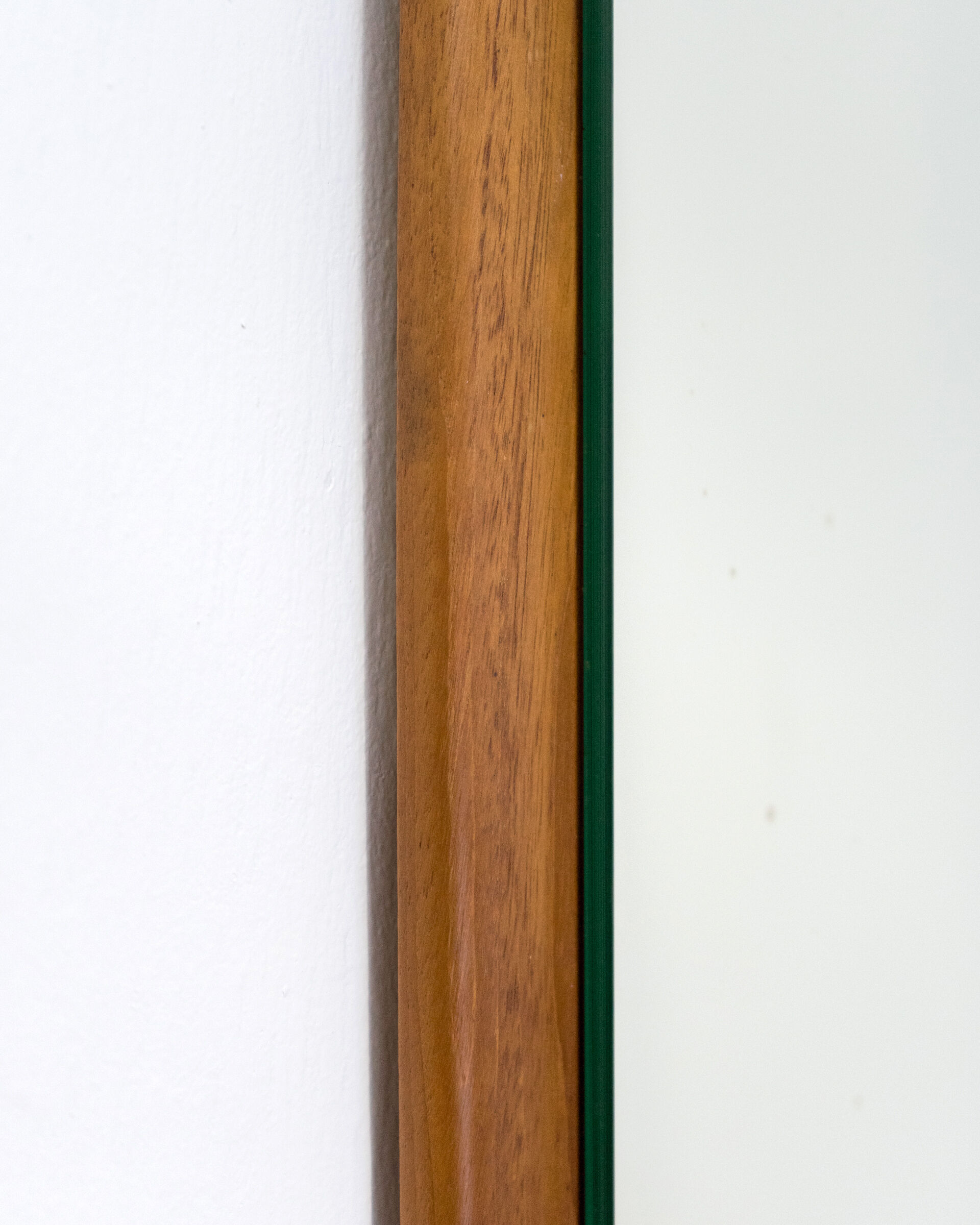 Teak mirror mid century, 1960's 34x95cm