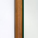 Teak mirror mid century, 1960's 34x95cm