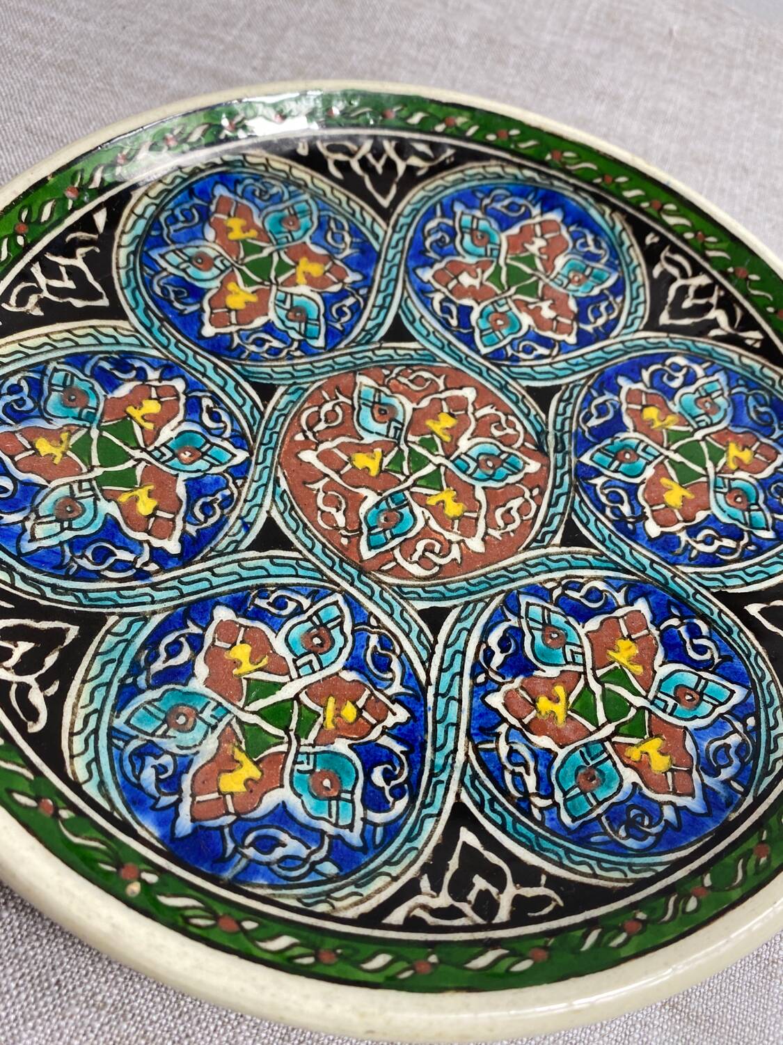 Kutahya Turkey Ceramic Plate