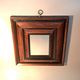High period style mirror in solid wood from the early 20th century.