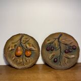 2 wall plates circa 1900