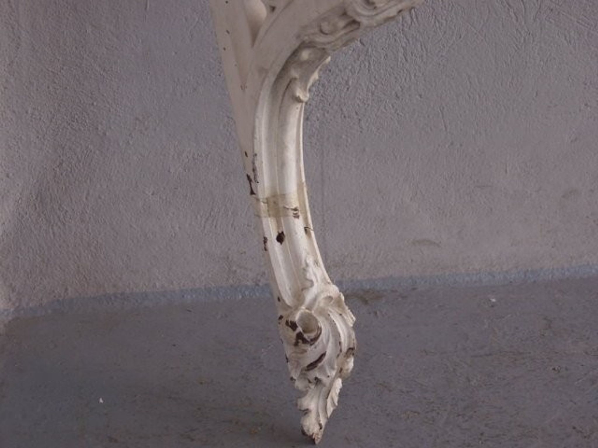 Console bois laqué art nouveau marbre
