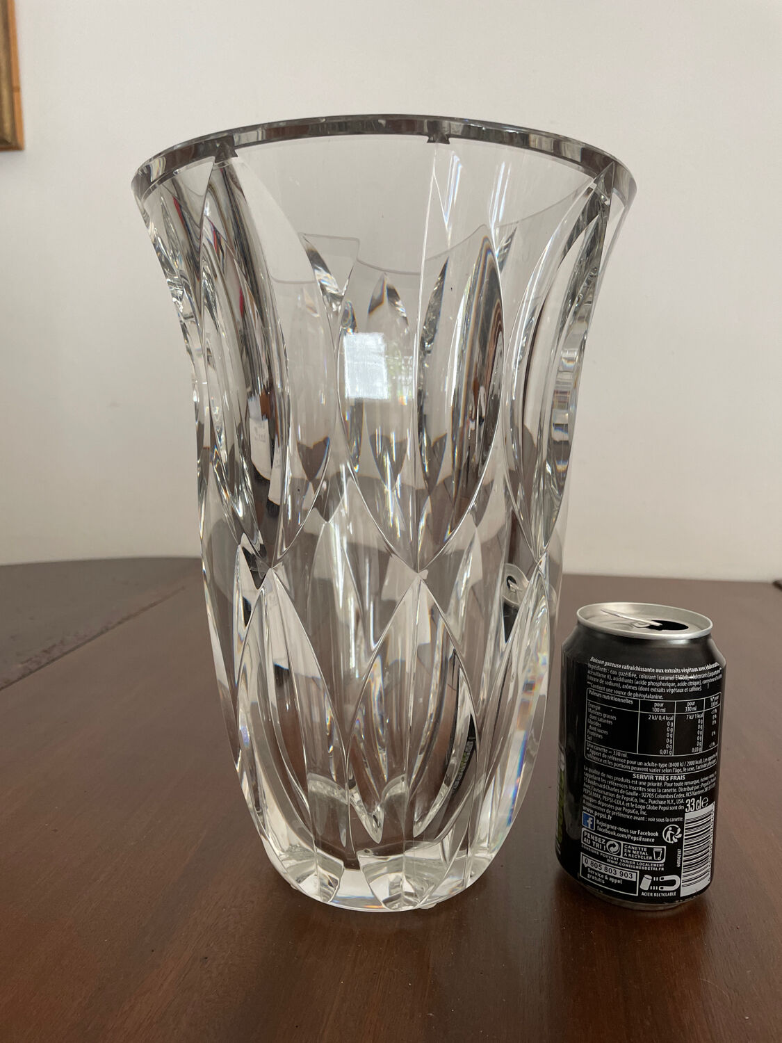 Saint Louis Art Deco "d'Artagnan" crystal vase