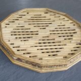 Vintage bamboo tray