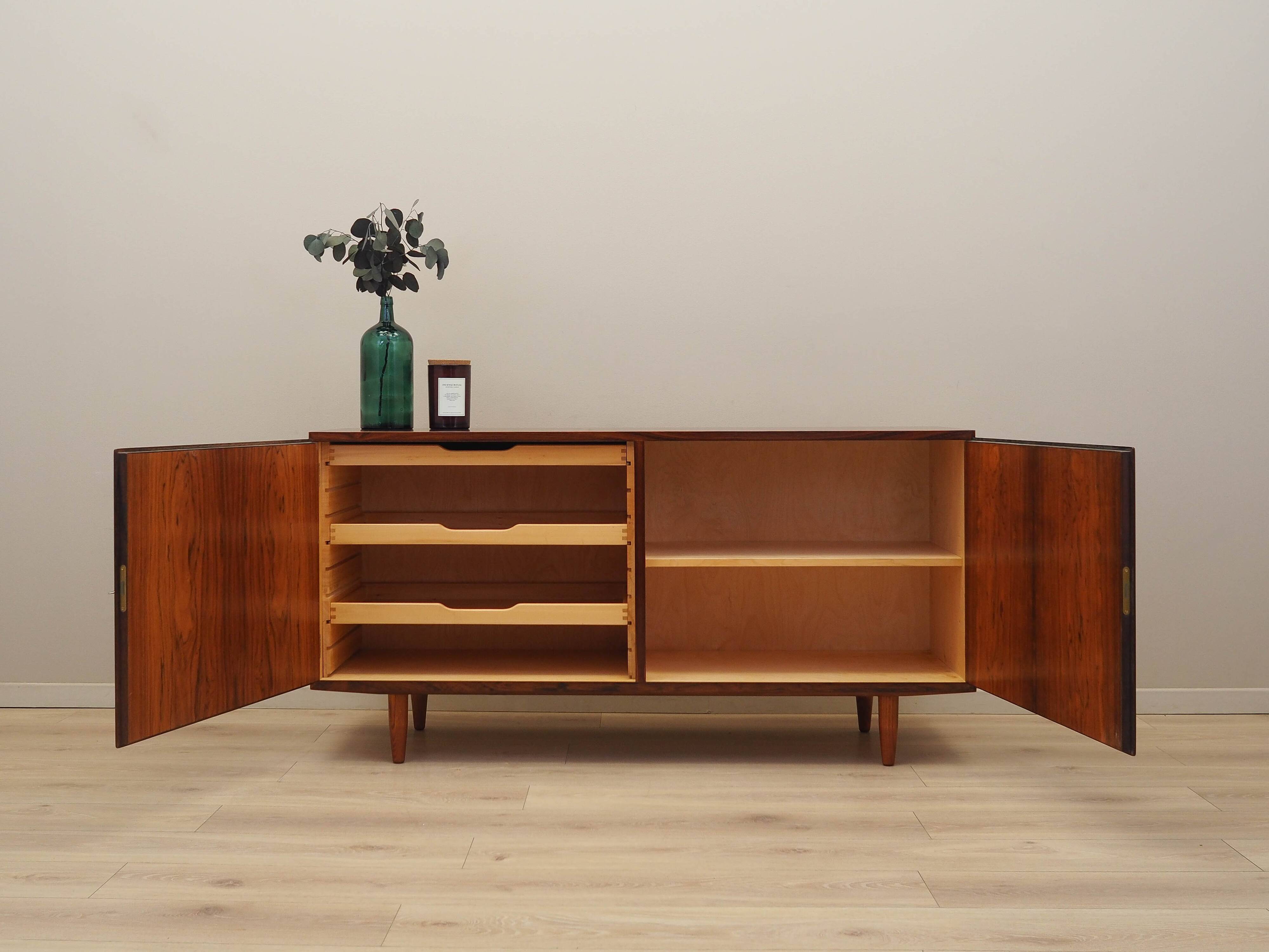 Rosewood cabinet, Danish design, 1970s, designer: Carlo Jensen, manufacture