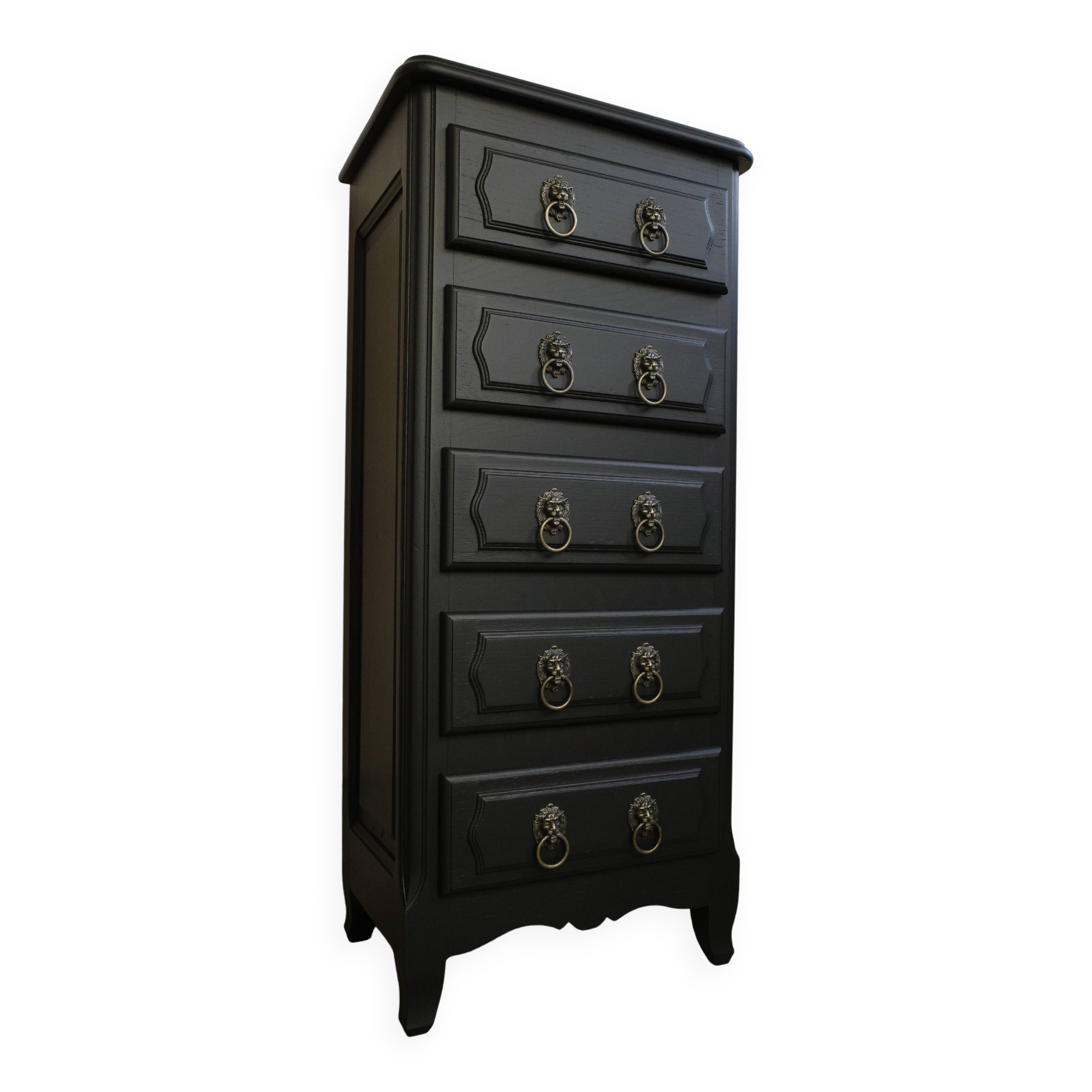 Vintage black chiffonier