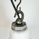Industrial White Enamel Factory Pendant Lamp from Benjamin USA, 1960s