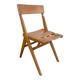 Scandinavian vintage wooden chair for children