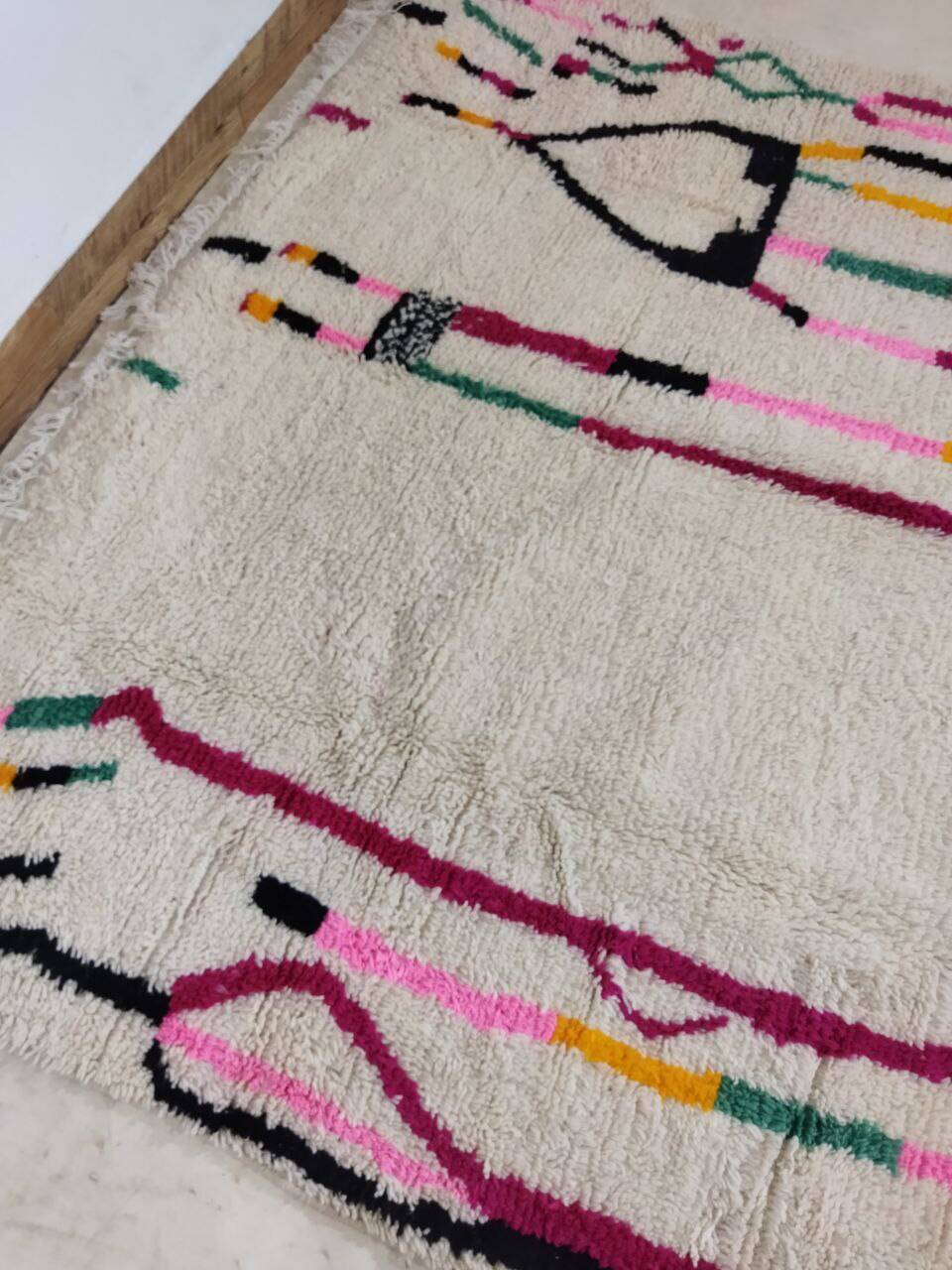Handmade Moroccan Berber rug 298 X 185 CM