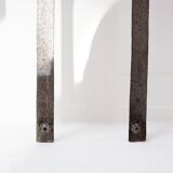 Brutalist cast aluminum door panel in the style of Paul Evans, 1960s