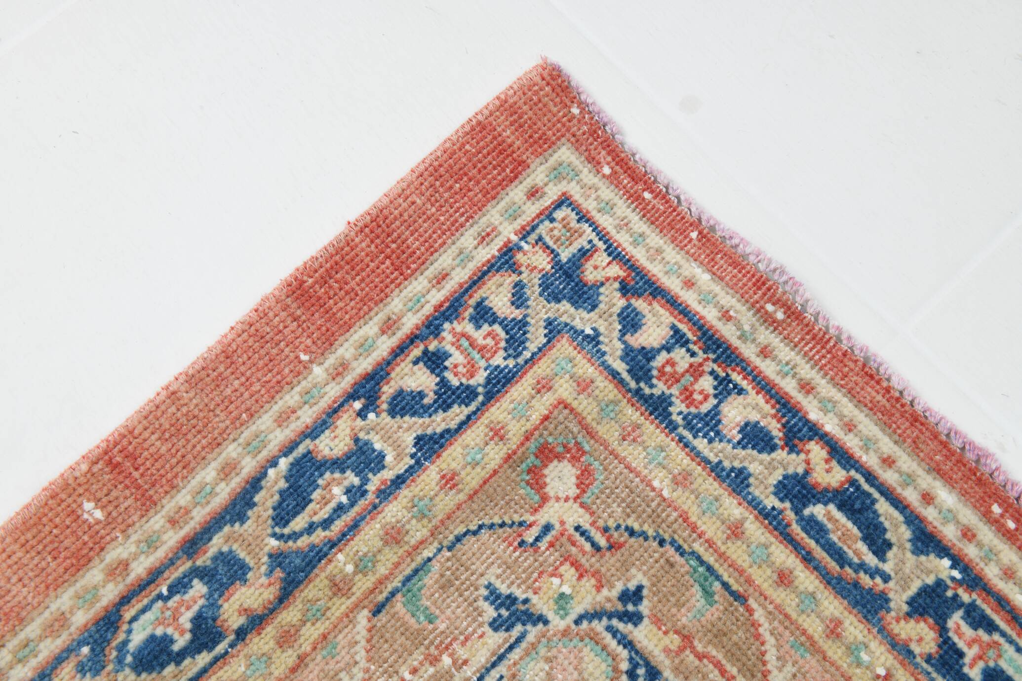 Classic Red & Blue Oversize Vintage Rug, 310x404Cm