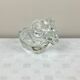 Solid crystal ram ashtray