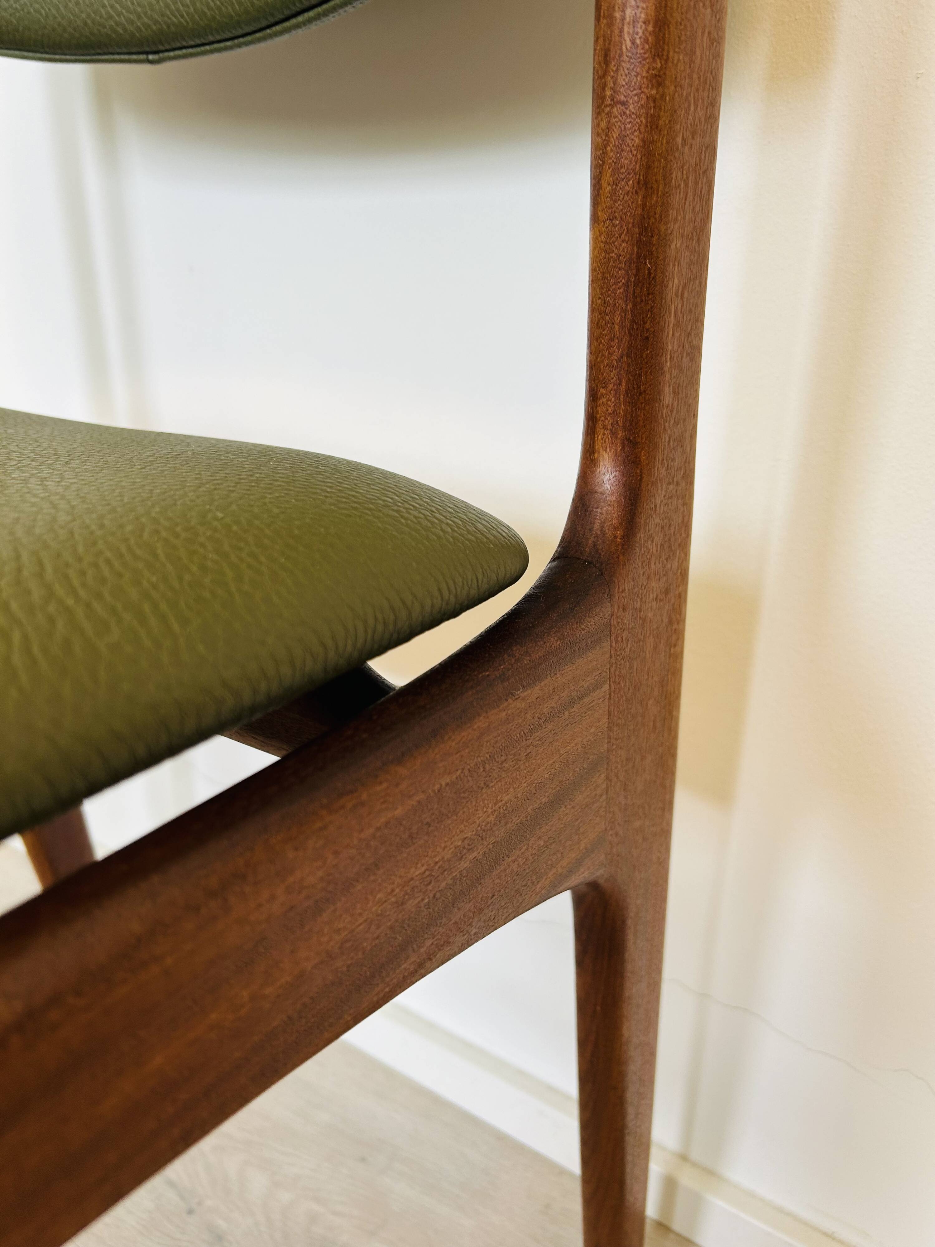 Scandinavian Style Teak Dining Chairs, 1960’s Set of 2