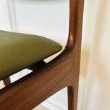 Scandinavian Style Teak Dining Chairs, 1960’s Set of 2