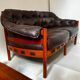 2/3-seater canapé Arne Norrell for COJA Sweden in leather
