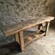 Ancient French oak table | Rustic console | 19th century