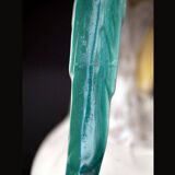 Figurine en faïence, une paire de perroquets en porcelaine allemande