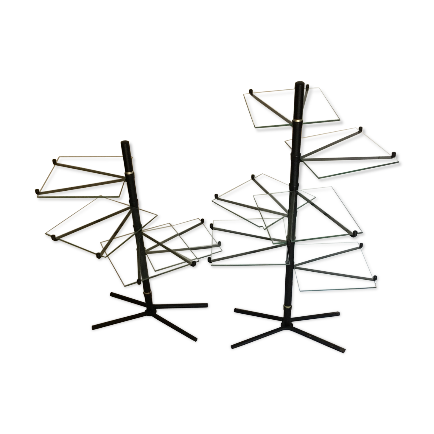 Vintage store rotary shelf displays 50-60