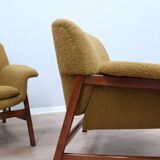 Pair 849 armchairs Gianfranco Frattini for Cassina Meda 1950s