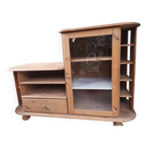 Antique asymmetrical pine furniture