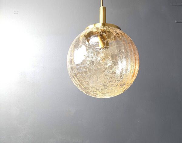 Suspension Globe de Glashütte Limburg, années 1960