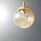 Globe pendant light by Glashutte Limburg, 1960s