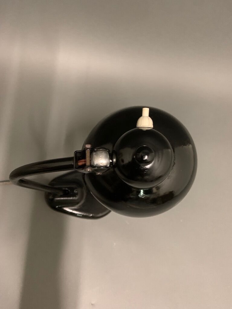 Old black modernist lamp 1930