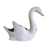 Cache pot cygne "faïence d'art"