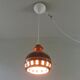 Vintage ceramic pendant lamp Fat Lava Germany 60s
