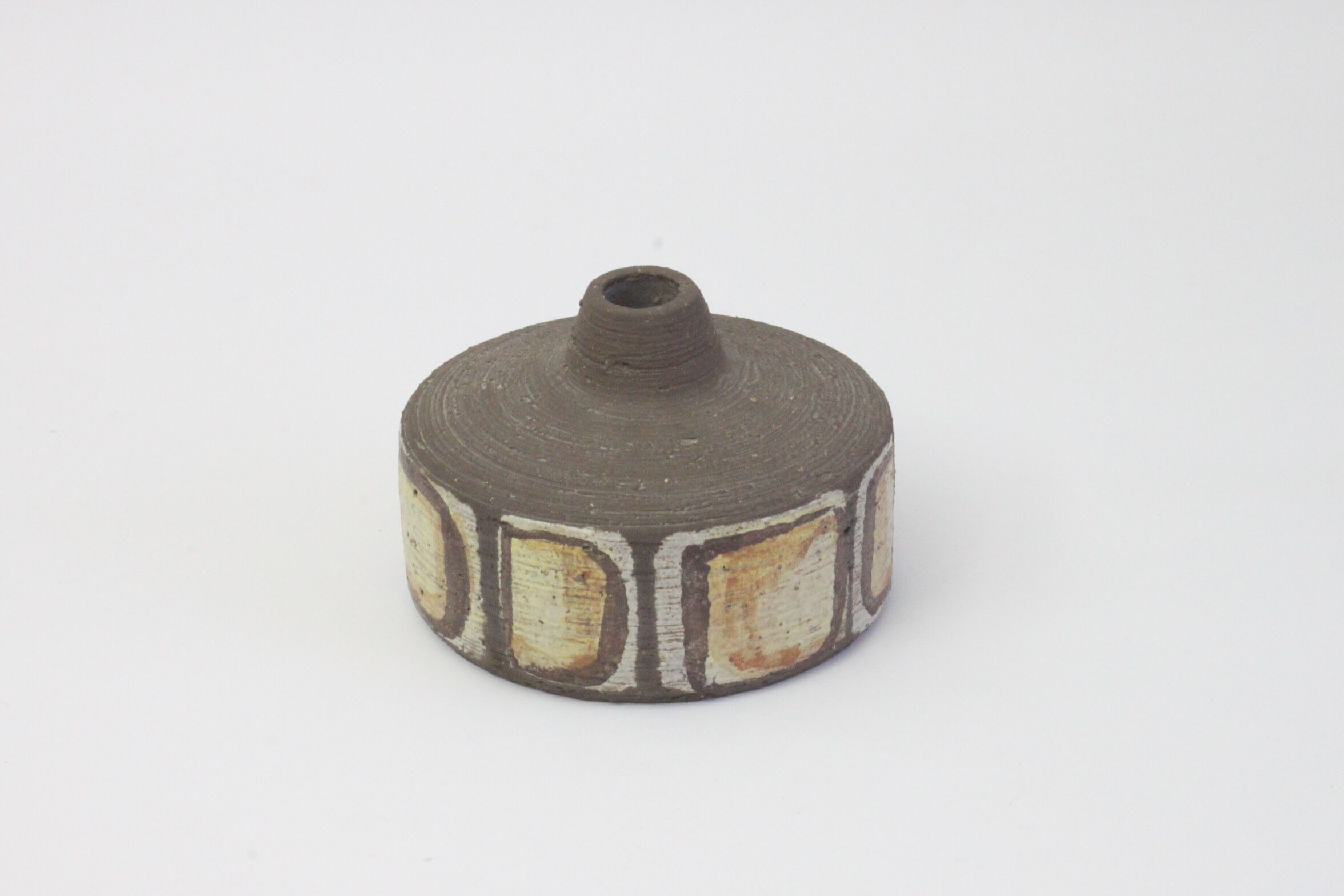 Sixties pattern vase by Keramikwerkstatt Krösselbach, Germany 1960s.