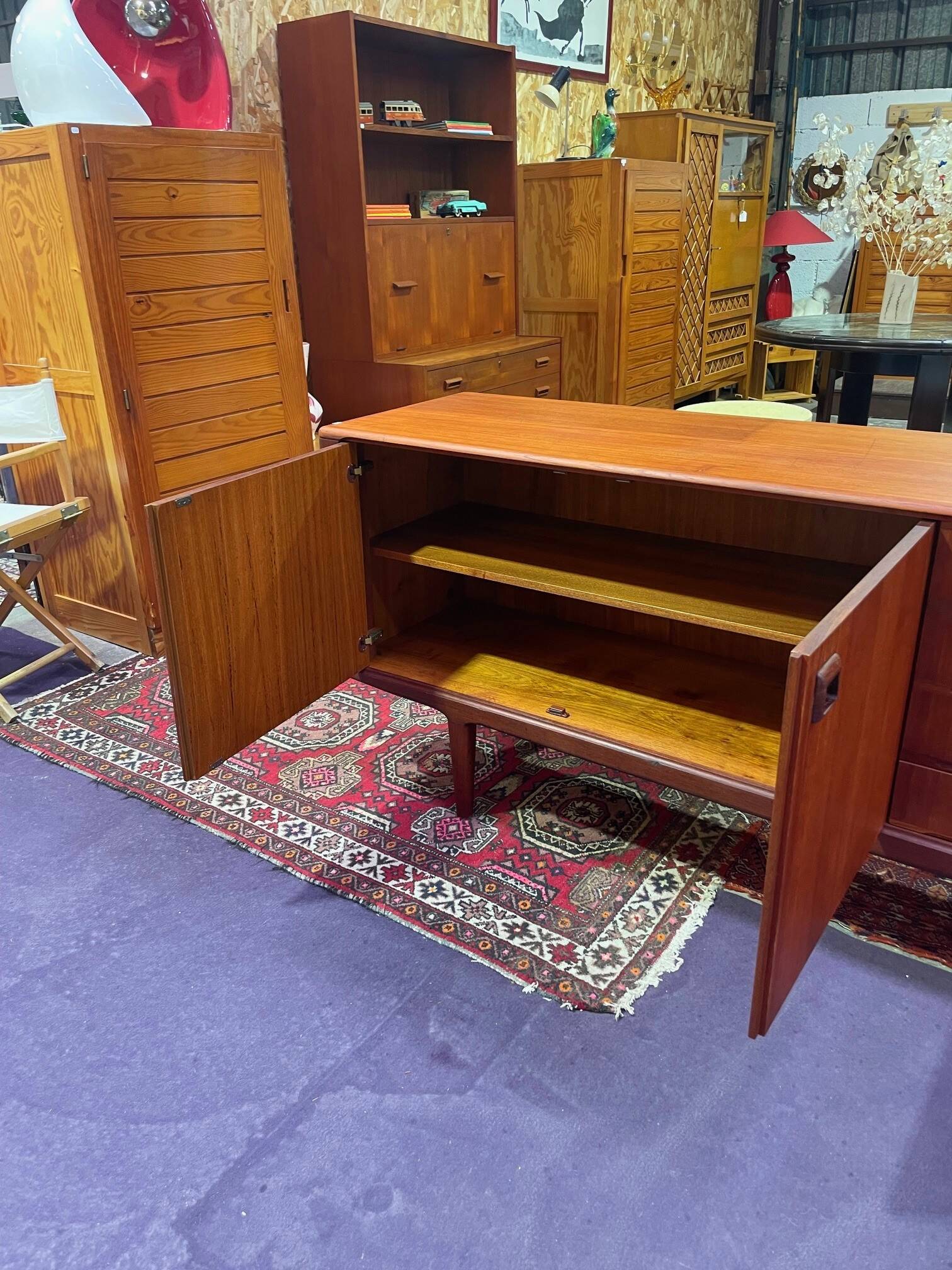 Vintage 1960s Scandinavian teak sideboard
