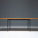'No. 413' Extendable Dining Table in ash wood, Fred Ruf for Knoll Int., 1960's