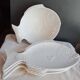 Vintage white ceramic fish serving set – Set of 4 pieces